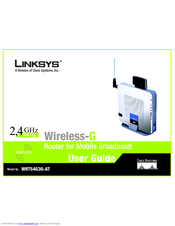 Linksys WRT54G3G-AT User Manual
