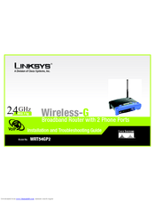 Linksys WRT54GP2 - Wireless-G Broadband Router Installation And Troubleshooting Manual