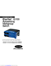 Linksys EZXS55W - EtherFast 10/100 Workgroup Switch User Manual