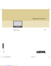 Loewe TV Spheros 42 HD Operating Instructions Manual