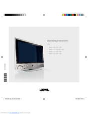 Loewe A 42 HD+ 100, A 37 Full-HD+ 100, A 37 HD+ 100, A 32 HD+ 100 Operating Instructions Manual