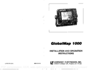 Lowrance 1000 Installation And Operation Instructions Manual