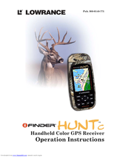 Lowrance iFINDER Hunt Operation Instructions Manual