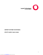 Lucent Technologies Definity System 85 User Manual