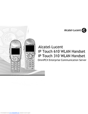 Alcatel-Lucent IP Touch WLAN Handset 310 User Manual