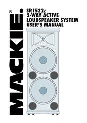 Mackie SR1522Z User Manual