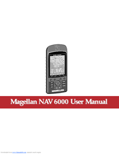 Magellan NAV6000 User Manual