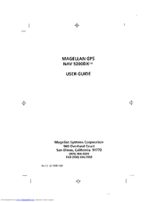 Magellan NAV 5200DX User Manual