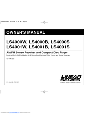Magnadyne LS4001B Linear Series Owner's Manual