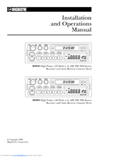 Magnadyne M9860f Installation And Operation Manual