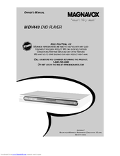 Magnavox MDV443 - Dvd-video Player Owner's Manual