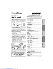 Magnavox MWD200GA Owner's Manual