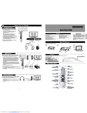 Magnavox 42MF230A/37B Quick Setup Manual