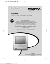 Magnavox 9MDPF20 - Dvd-video Player Owner's Manual