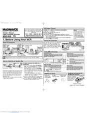 Magnavox MSC455 Owner's Manual
