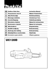 Makita UC120D Instruction Manual