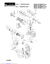 Makita JR180DWB Parts List