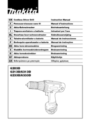 Makita 6213D Instruction Manual