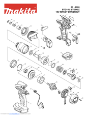 Makita BTD140Z Parts Manual