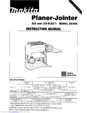 Makita 2030S Instruction Manual