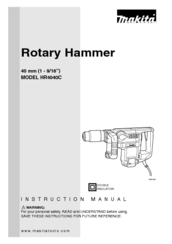 Makita HR4040C Instruction Manual
