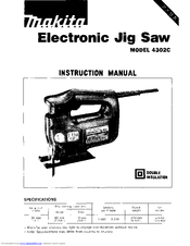 Makita 4302C Instruction Manual