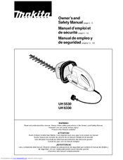 Makita UH 6330 Owner's And Safety Manual