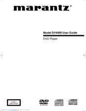 Marantz DV4400 User Manual