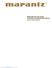 Marantz SM-11S1 User Manual