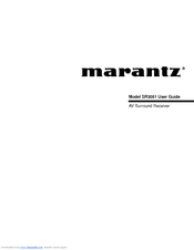 Marantz R3001 User Manual