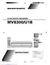 Marantz MV8300_U1B Instructions Manual