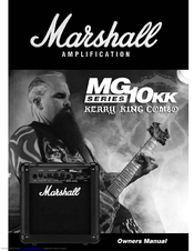 Marshall Amplification MG10KK Owner's Manual