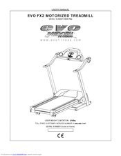 Smooth Fitness EVO FX2 User Manual