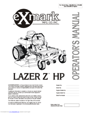 Exmark LAZER ZTM Operator's Manual