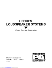 Fender 1110X Owner's Manual