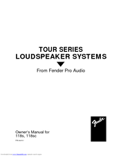 Fender 118S Owner's Manual