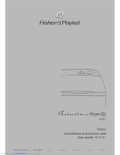 Fisher & Paykel Intuitive DEIX1 User Manual