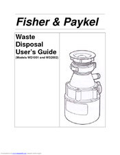 Fisher & Paykel WD2002 User Manual