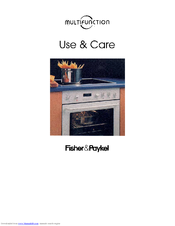 Fisher & Paykel Multifunction oven Use & Care Manual