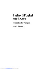 Fisher & Paykel 6102 Paprika Use And Care Manual