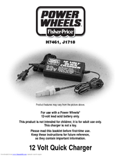 Power Wheels J1718 Instruction Booklet