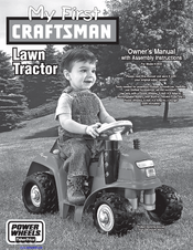 Fisher-Price POWER WHEELS My First CRAFTSMAN Lawn Tractor Owner's Manual & Assembly Instructions