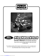 Fisher-Price Power Wheels Flashback 4x4 75547 Owner's Manual With Assembly Instructions
