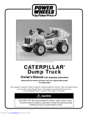Fisher-Price CATERPILLAR 78656 Owner's Manual & Assembly Instructions