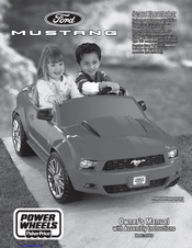 Fisher-Price FORD MUSTANG P5920 Owner's Manual & Assembly Instructions