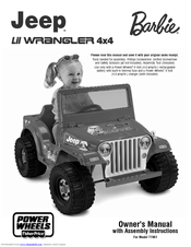 Fisher-Price Jeep Owner's Manual & Assembly Instructions