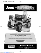 Fisher-Price Jeep Enforcer Jr. 74547 Owner's Manual & Assembly Instructions