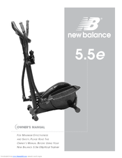 New Balance 5.5e Owner's Manual