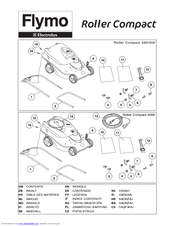 Flymo ROLLER COMPACT 340/400 Parts Manual