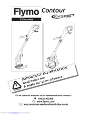 Flymo Contour Power Plus EIT250 Important Information Manual